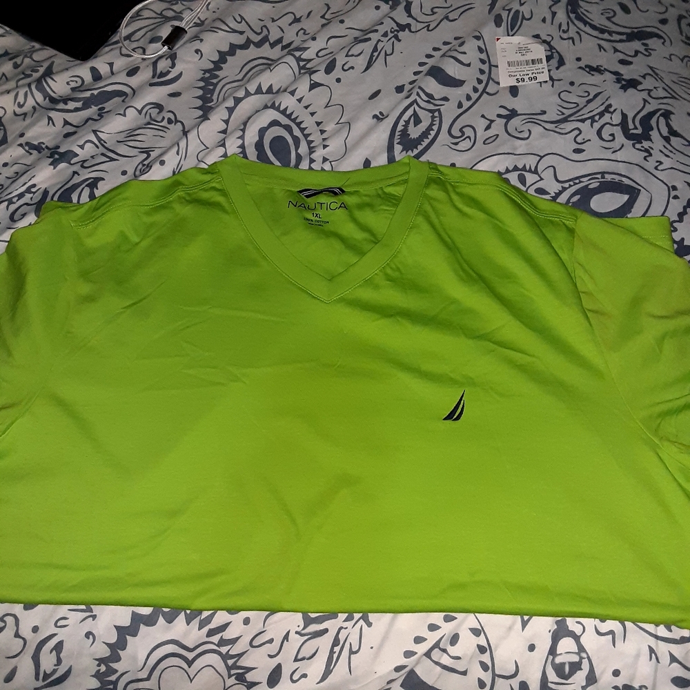 Nautica v-neck shirt,brand new